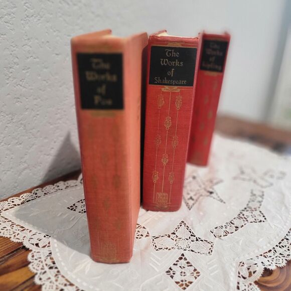 Set of Three (3) Vintage Black's Readers Poetry Books Poe, Shakespeare, Kipling - Picture 2 of 14